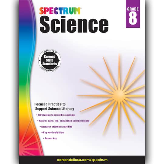 Spectrum&#xAE; Science Workbook, Grade 8